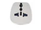 Universāls ceļojumu adapteris, UK uz EU (2-pin), Balts