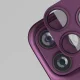 Etteri kameras aizsargstikls priekš iPhone 18 Pro Max, Dark Cherry
