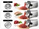 Электрическая мясорубка 800W стальная 3 решетки и насадки,...
