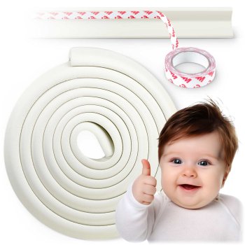 Мягкая защитная лента на края мебели Ricokids 798710, 6 м, белая