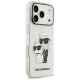 Karl Lagerfeld IML NFT Glitter Karl&Choupette vāciņš iPhone 18 Pro Max / 17 Pro Max, caurspīdīgs