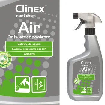 Эффективный освежитель воздуха, распыляемый на поверхности CLINEX...