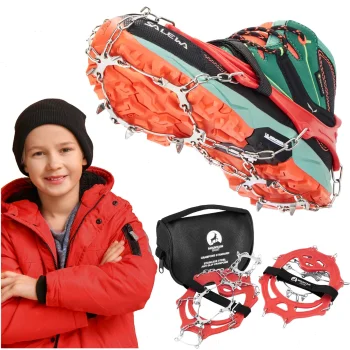Детские ледоступы MOUNTAIN GOAT Kids L (32-36), красные