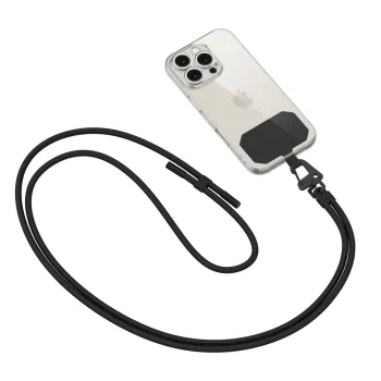 Tech-Protect C5S Rope Crossbody universāla siksniņa tālrunim, melna
