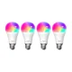 Умная Wi-Fi LED лампа Meross MSL120, Apple HomeKit, RGB, E27, 4 шт.