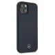 Чехол Mercedes для iPhone 13 mini Silicone Line, темно-синий