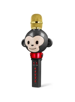 Maxlife Animal MX-100 Bluetooth karaokes mikrofons, melns