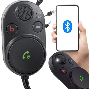 Automašīnas Bluetooth 5.3 uztvērējs AUX USB adapteris ar brīvroku sistēmu