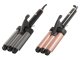 Ceramic hair waver curling iron with ion technology, 25 mm, 85 W