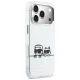 Karl Lagerfeld IML Karl & Choupette MagSafe Case for iPhone 17 Pro, White