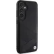 Чехол BMW для Samsung Galaxy S24+ Signature Leather Crossing Lines, черный