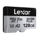 Atmiņas karte Lexar High-Performance Silver Plus microSDXC 128 GB + SD adapteris