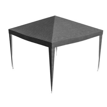 Pe jumts dārza paviljonam 3x3m pelēks