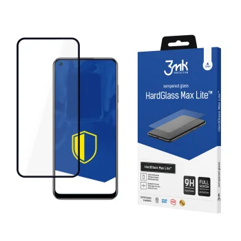 Защитное стекло 3Mk HardGlass Max Lite™ для Realme 10, черное