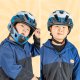Rockbros TS-61 10110061002 Children\'s Bike Helmet with Detachable Chin Size M (54-57) - Blue