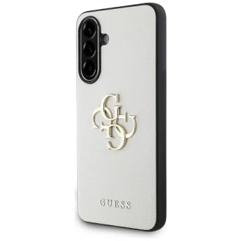 Guess Grained Big 4G Logo Small Classic vāciņš Samsung Galaxy A56 - bēšs | Phone Case Cover Beige