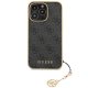 Guess iPhone 14 Pro Case 4G Charm, Grey