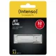 USB-флешка Intenso Jet Line 32 ГБ USB 3.2 Gen 1x1 USB-A, серебристая
