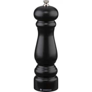 Zassenhaus Potsdam Pepper Mill, 20 cm, Black
