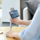 Baseus Telescopic Desktop Bracket Phone Holder Wireless Qi Charger 15W with USB Cable, Silver