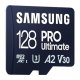 Atmiņas karte Samsung microSDXC PRO Ultimate 128GB 200 MB/s UHS-I/U3 (MB-MY128SB/WW) | Memory card