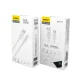 Кабель Dudao L2SM USB-A - micro USB 6A 1.2 м, белый