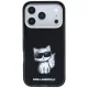 Чехол Karl Lagerfeld IML Choupette Body Sketch Print MagSafe для iPhone 17/18 Pro, черный