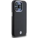 BMW iPhone 14 Pro Case Signature Wrapped Metal MagSafe, Black