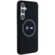 BMW чехол для Samsung Galaxy S24+ Silicone Printed Ring MagSafe, черный