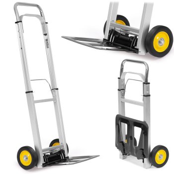 Humberg HM-508 Folding Hand Truck - Portable Heavy-Duty Cart for Easy Transport