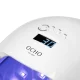 UV/LED лампа для ногтей Ocho Nails X13 65W с зеркальным дном, белая