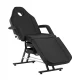 Sillon kosmētiskais krēsls ar divām paplātēm, melns