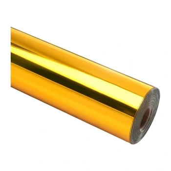 Самоклеящаяся пленка HTVRONT Chrome Metallic, 30.5 см x 90 см, золотая