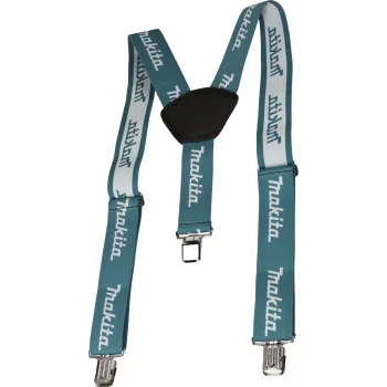 Подтяжки Makita E-05402 с зажимами, 50 мм, синие с белым