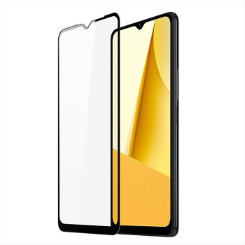 Защитное стекло Dux Ducis 9D для Vivo Y16 / Y02s, черное