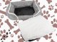 Soft and comfortable dog bed with pillow, size M