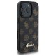 Чехол Guess Peony Script MagSafe для iPhone 16 Pro Max - черный