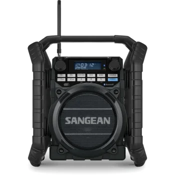 Sangean U-4 DBT+ (Utility 40) būvlaukuma radio, DAB+/FM/Bluetooth, melns