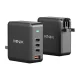 Сетевое зарядное устройство Minix P165 GaN, 165 Вт, 3x USB-C, 1x USB-A