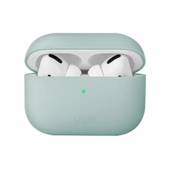 Apple Airpods Pro Uniq Etui Lino Case Cover, Green | Чехол Кейс Бампер Обложка