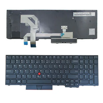 Клавиатура Lenovo ThinkPad T570 / T580 с подсветкой (US), черная