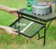 Travel Folding Aluminum Table with Shelves