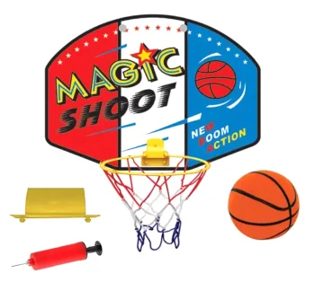 Mini basketbola groza komplekts ar bumbu un pumpi