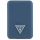 Повербанк Guess Grained Triangle с MagSafe 5000мАч 15Вт USB-C - синий