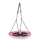Bērnu dārza ligzdas šūpoles ECOTOYS 100cm 150kg, rozā