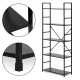 Modernhome CWJ6024144LG BLACK koka plaukts, 5 plaukti, melns