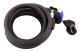 Strong Steel Cable Bicycle Lock 150 cm, Black