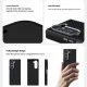 Samsung Galaxy Z Fold 5 ( SM-F946B/DS ) ABEEL Carbon Fiber Texture Cover Case, Black | Telefona Vāciņš Maciņš...