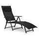 Складной садовый шезлонг Multigarden ZRL020 BLACK, черный