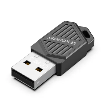 Двухдиапазонный USB Wi-Fi 6 и Bluetooth 5.4 адаптер Wozinsky WAX-900, черный